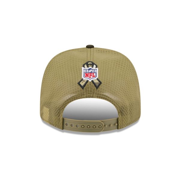Cincinnati Bengals 2025 Salute to Service 9SEVENTY Trucker Hat