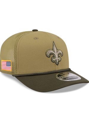 New Orleans Saints 2025 Salute to Service 9SEVENTY Trucker Hat