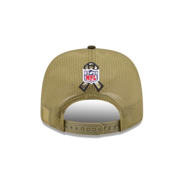 New Orleans Saints 2025 Salute to Service 9SEVENTY Trucker Hat