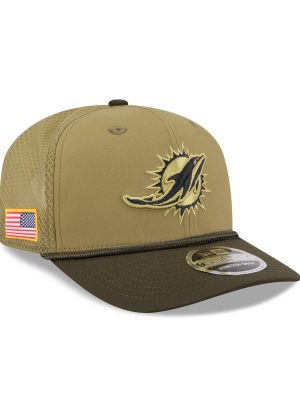 Miami Dolphins 2025 Salute to Service 9SEVENTY Trucker Hat