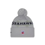 Seattle Seahawks 2025 NFL Rivalries Pom Knit Hat