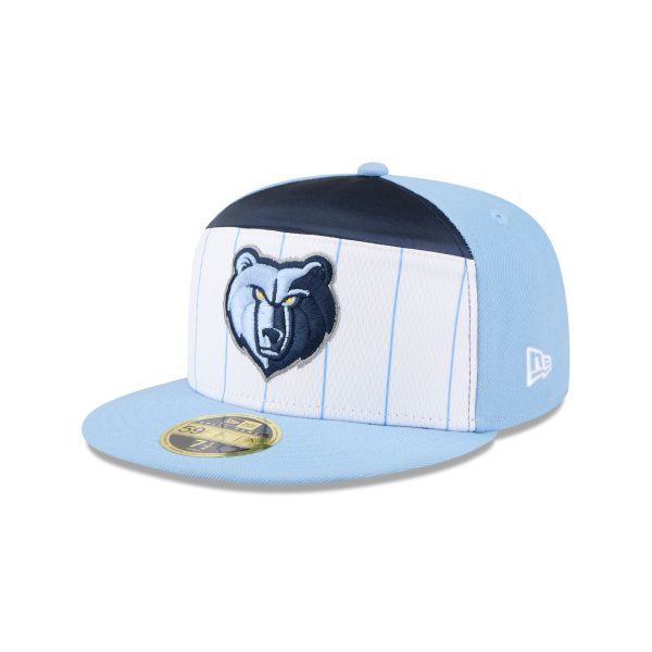 Memphis Grizzlies 2025 Tip-Off Split Panel 59FIFTY Fitted Hat