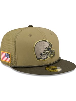 Cleveland Browns 2025 Salute to Service 59FIFTY Fitted Hat