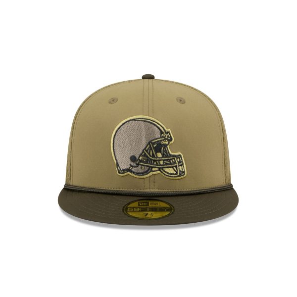 Cleveland Browns 2025 Salute to Service 59FIFTY Fitted Hat