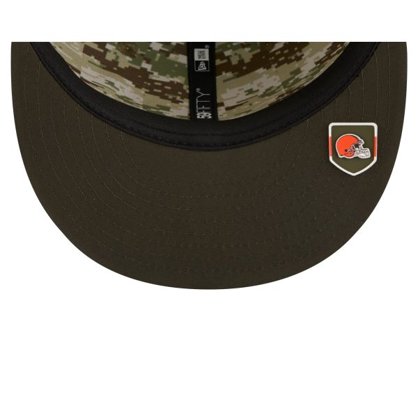 Cleveland Browns 2025 Salute to Service 59FIFTY Fitted Hat
