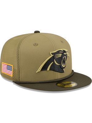 Carolina Panthers 2025 Salute to Service 59FIFTY Fitted Hat