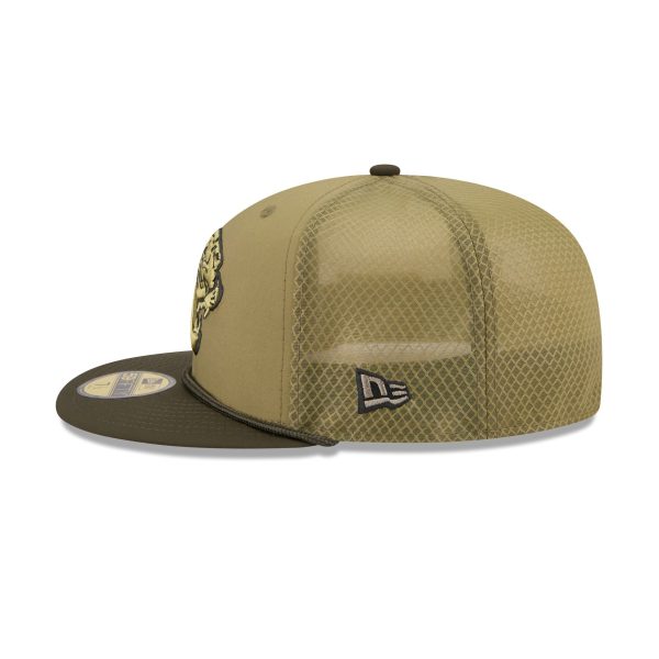 Jacksonville Jaguars 2025 Salute to Service 59FIFTY Fitted Hat