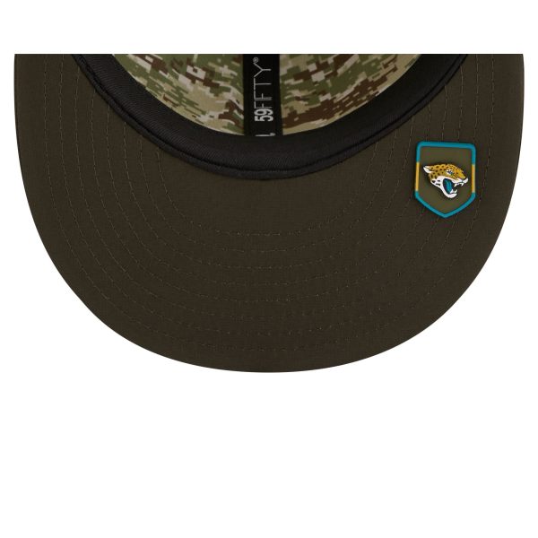 Jacksonville Jaguars 2025 Salute to Service 59FIFTY Fitted Hat