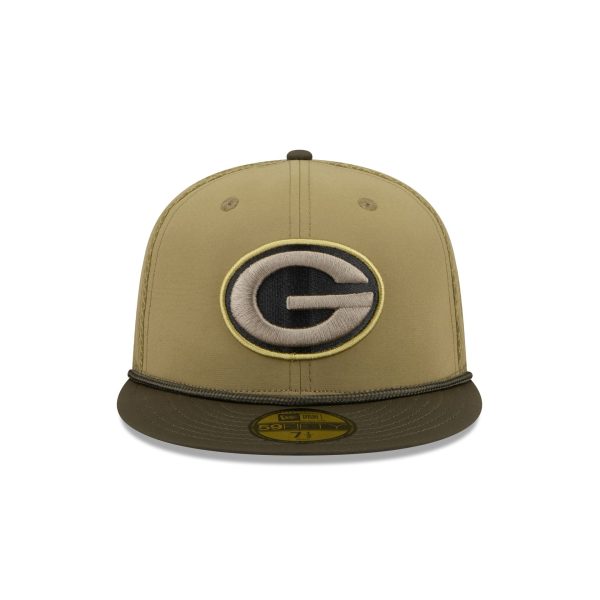 Green Bay Packers 2025 Salute to Service 59FIFTY Fitted Hat