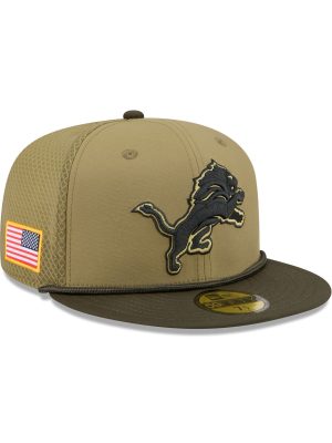 Detroit Lions 2025 Salute to Service 59FIFTY Fitted Hat