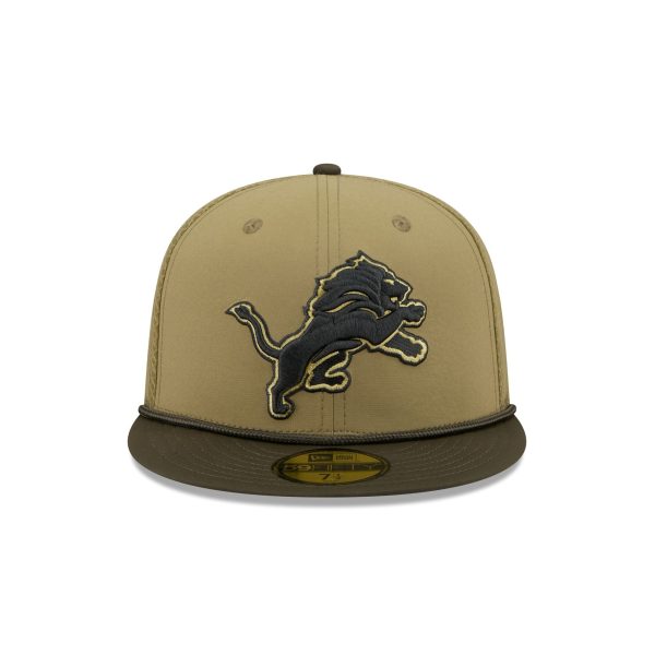 Detroit Lions 2025 Salute to Service 59FIFTY Fitted Hat