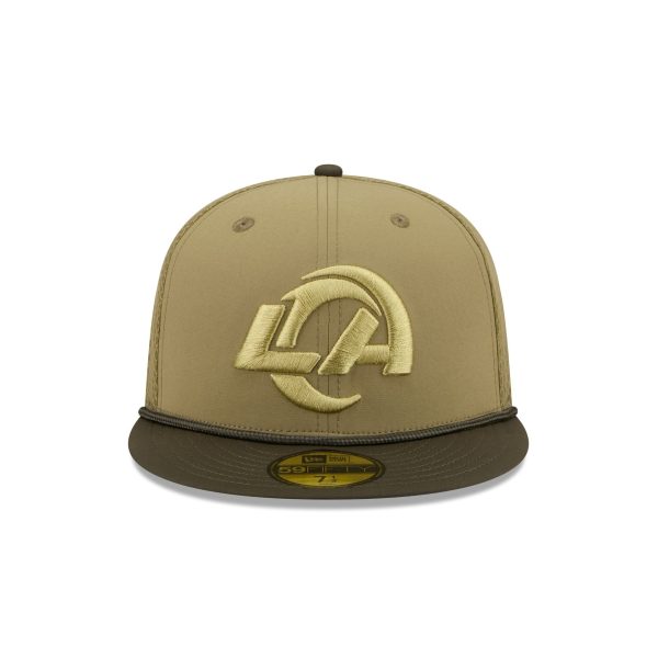 Los Angeles Rams 2025 Salute to Service 59FIFTY Fitted Hat