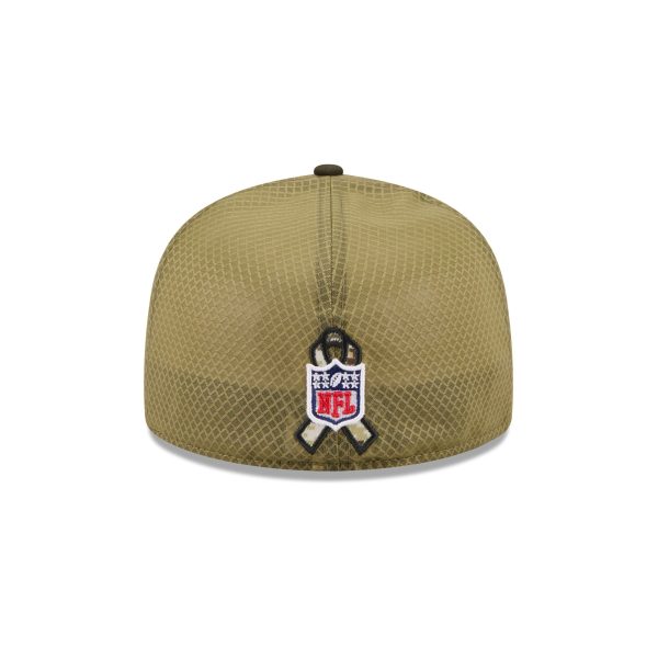 Los Angeles Chargers 2025 Salute to Service 59FIFTY Fitted Hat
