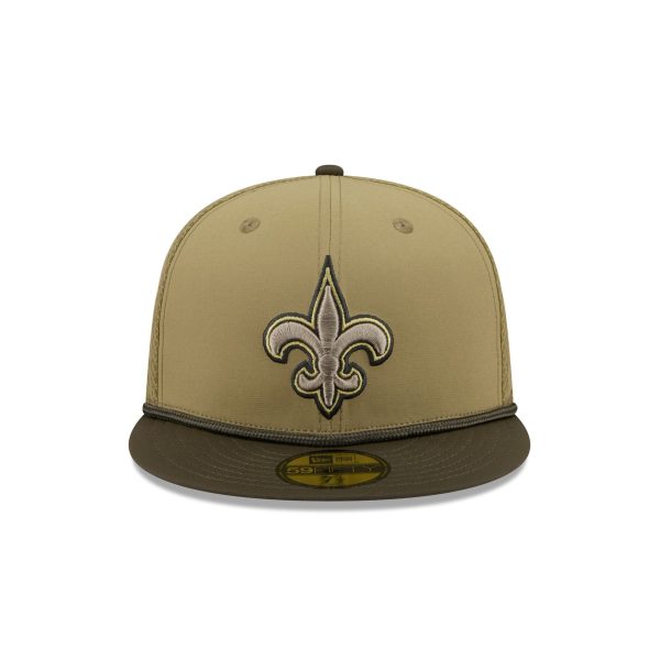 New Orleans Saints 2025 Salute to Service 59FIFTY Fitted Hat