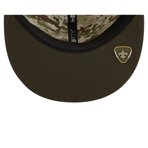 New Orleans Saints 2025 Salute to Service 59FIFTY Fitted Hat