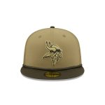 Minnesota Vikings 2025 Salute to Service 59FIFTY Fitted Hat