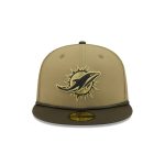 Miami Dolphins 2025 Salute to Service 59FIFTY Fitted Hat