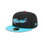 Miami Heat 2025 City Edition 59FIFTY Fitted Hat