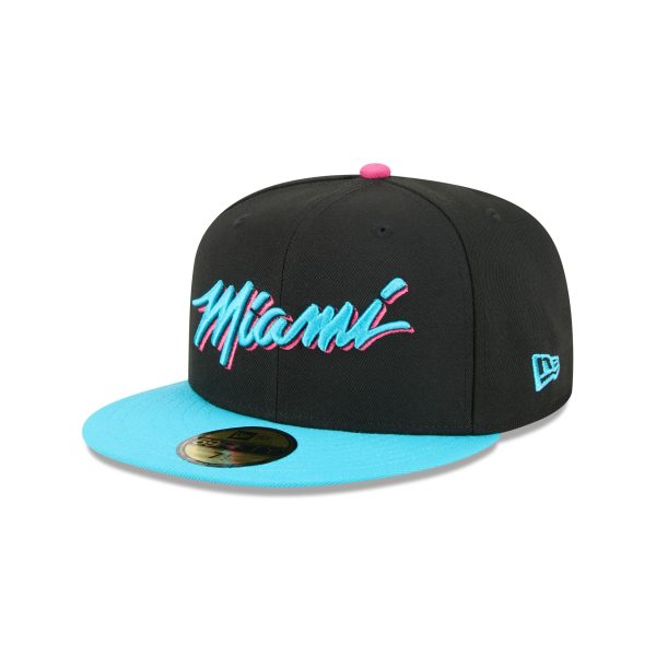 Miami Heat 2025 City Edition 59FIFTY Fitted Hat