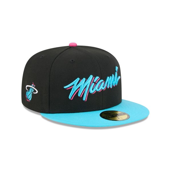 Miami Heat 2025 City Edition 59FIFTY Fitted Hat