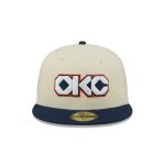 Oklahoma City Thunder 2025 City Edition Chrome White Corduroy 59FIFTY Fitted Hat