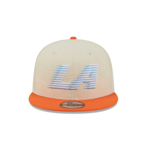 Los Angeles Clippers 2025 City Edition Chrome White Corduroy 9FIFTY Snapback Hat