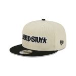 Brooklyn Nets 2025 City Edition Chrome White Corduroy 9FIFTY Snapback Hat