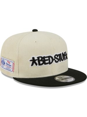 Brooklyn Nets 2025 City Edition Chrome White Corduroy 9FIFTY Snapback Hat