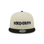 Brooklyn Nets 2025 City Edition Chrome White Corduroy 9FIFTY Snapback Hat