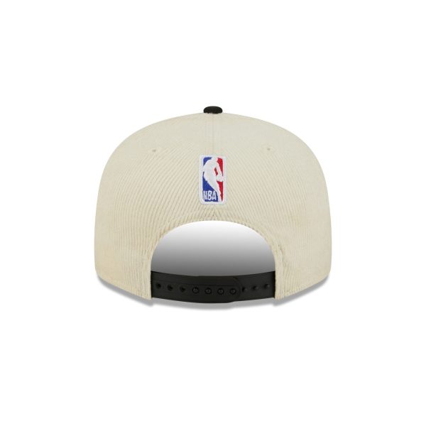Brooklyn Nets 2025 City Edition Chrome White Corduroy 9FIFTY Snapback Hat