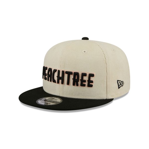 Atlanta Hawks 2025 City Edition Chrome White Corduroy 9FIFTY Snapback Hat