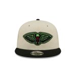 New Orleans Pelicans 2025 City Edition Chrome White Corduroy 9FIFTY Snapback Hat