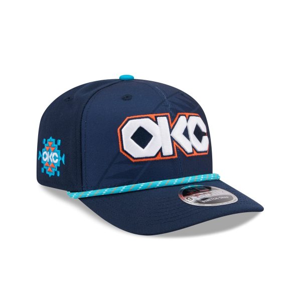 Oklahoma City Thunder 2025 City Edition 9SEVENTY Stretch-Snap Hat
