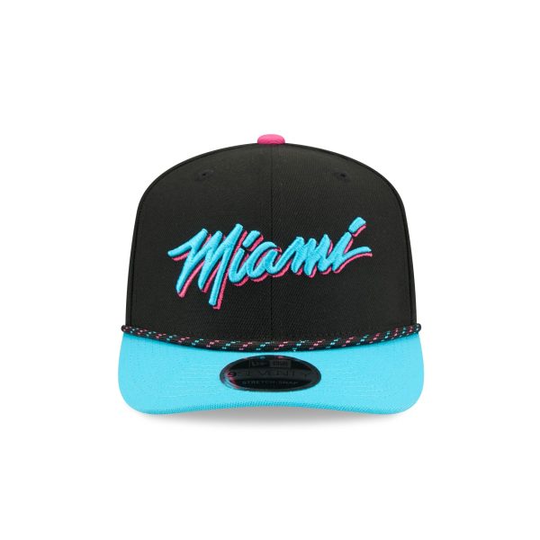 Miami Heat 2025 City Edition 9SEVENTY Stretch-Snap Hat