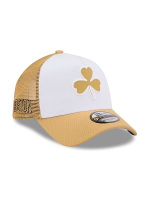 Boston Celtics 2025 City Edition 9FORTY A-Frame Trucker Hat
