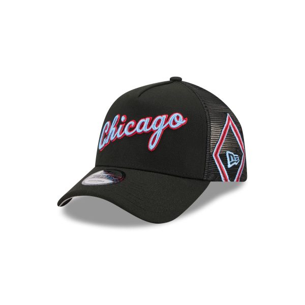 Chicago Bulls 2025 City Edition 9FORTY A-Frame Trucker Hat