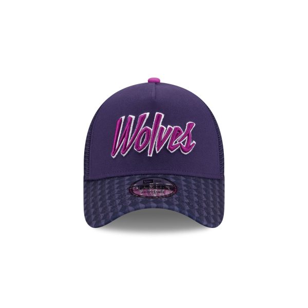 Minnesota Timberwolves 2025 City Edition 9FORTY A-Frame Trucker Hat