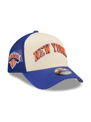 New York Knicks 2025 City Edition 9FORTY A-Frame Trucker Hat