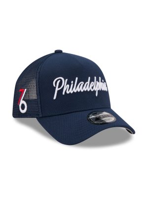 Philadelphia 76ers 2025 City Edition 9FORTY A-Frame Trucker Hat