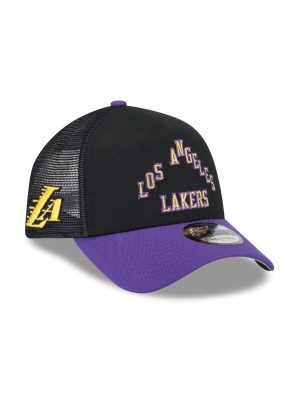 Los Angeles Lakers 2025 City Edition 9FORTY A-Frame Trucker Hat