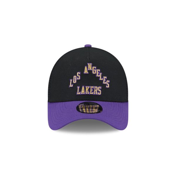 Los Angeles Lakers 2025 City Edition 9FORTY A-Frame Trucker Hat