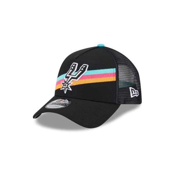 San Antonio Spurs 2025 City Edition 9FORTY A-Frame Trucker Hat