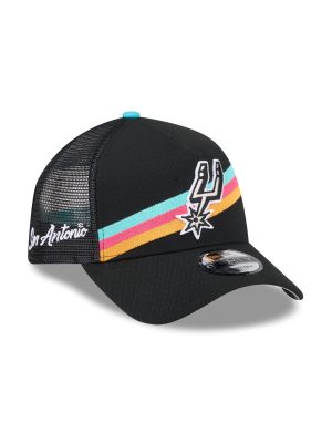 San Antonio Spurs 2025 City Edition 9FORTY A-Frame Trucker Hat