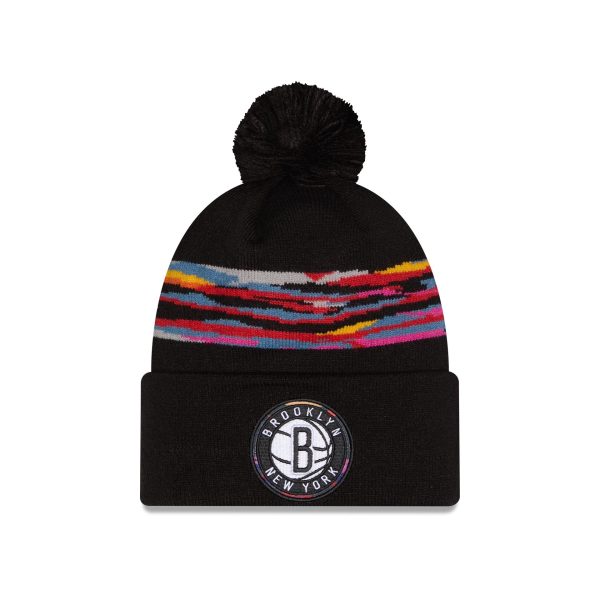Brooklyn Nets 2025 City Edition Pom Knit Hat