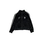 New York Mets Throwback Prep Black Women's Track Jacket