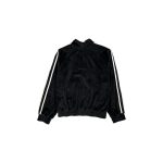 New York Mets Throwback Prep Black Women's Track Jacket