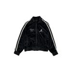 Atlanta Braves Throwback Prep Black Women's Track Jacket