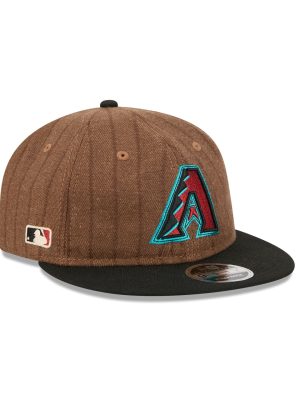 Arizona Diamondbacks Three Looms Wool Pinstripe Retro Crown 9FIFTY Adjustable Hat