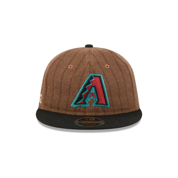 Arizona Diamondbacks Three Looms Wool Pinstripe Retro Crown 9FIFTY Adjustable Hat