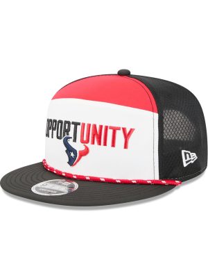 Houston Texans 2025 Inspire Change Split Panel 9FIFTY Snapback Hat